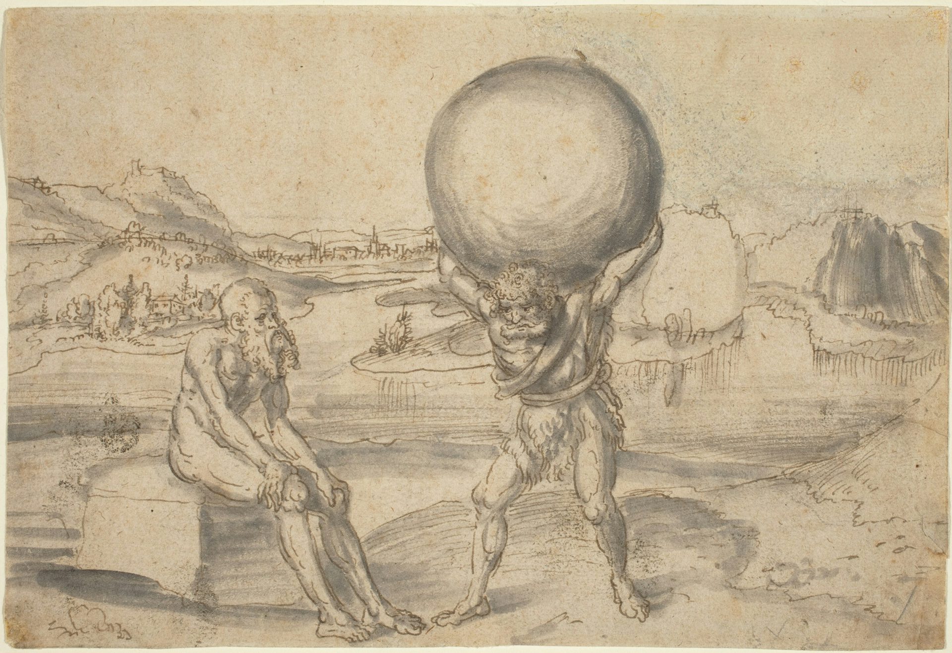 Hercules Relieving Atlas of the Globe 