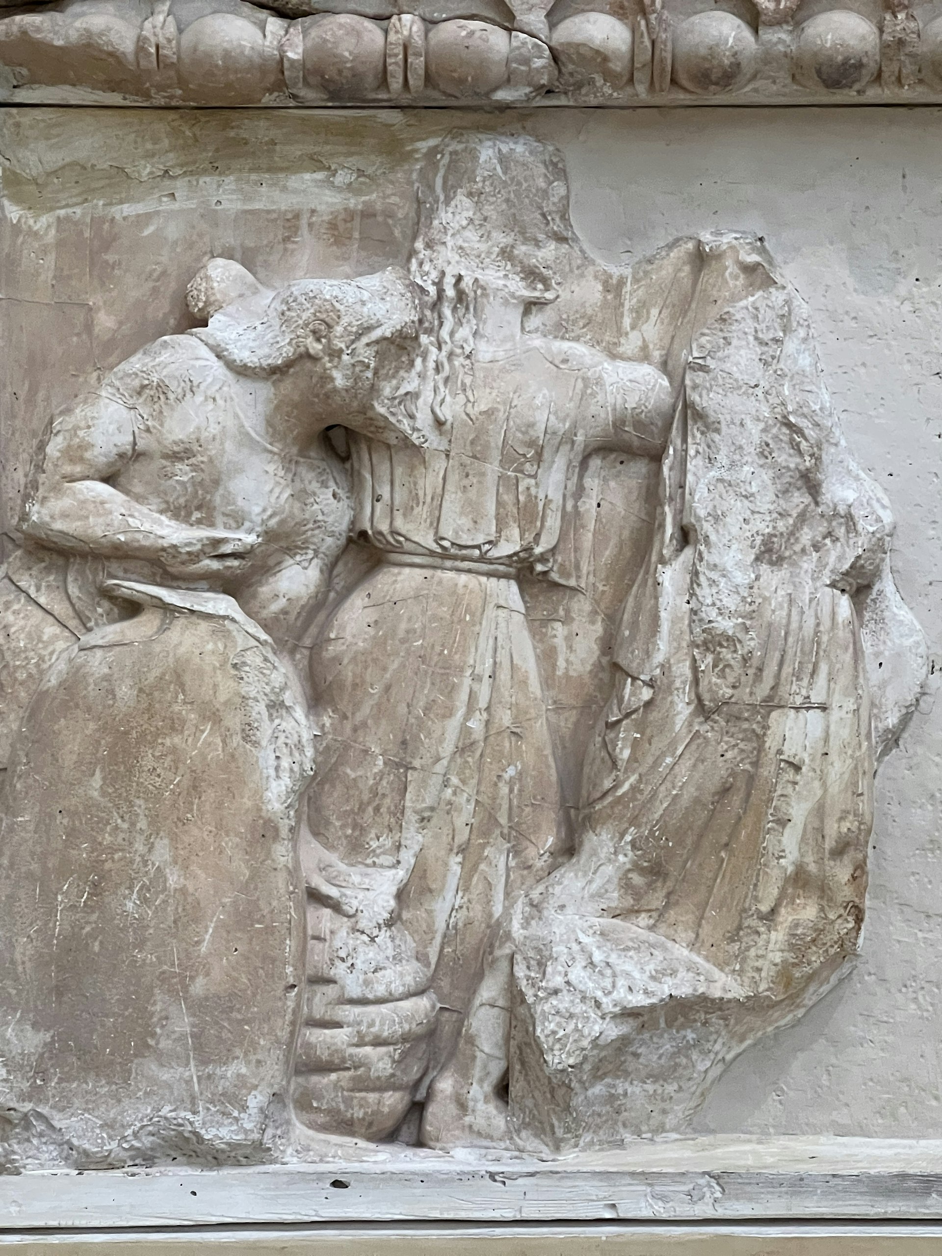 Possible representation of Hestia on the Siphnian Treasury