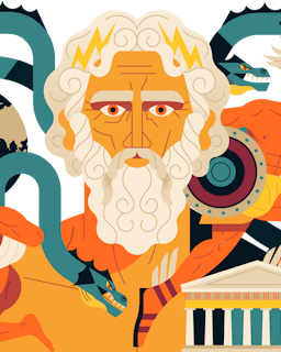 Greek Mythology Illustration